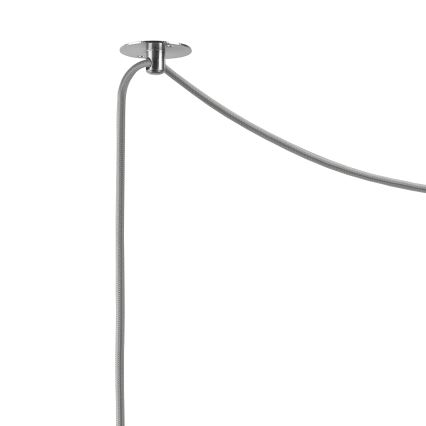 Lampa wisząca na linkach ALMA 1xGU10/35W/230V chrom