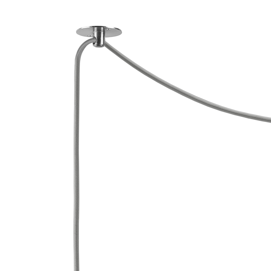 Lampa wisząca na linkach ALMA 1xGU10/35W/230V chrom