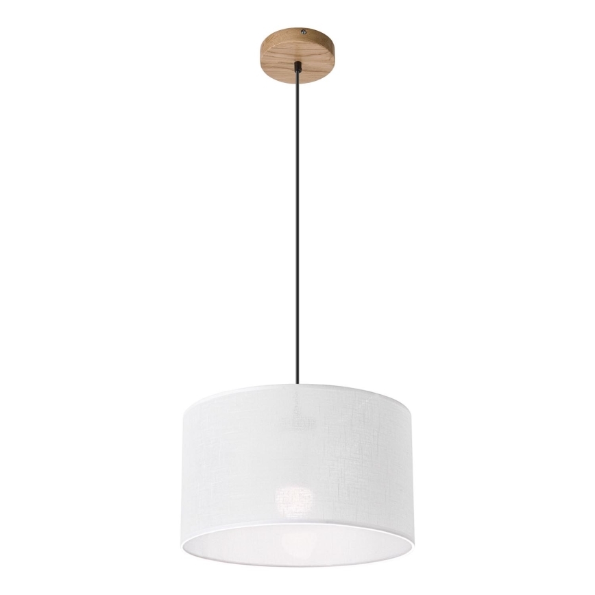Lampa wisząca na linku ANTONIO 1xE27/60W/230V dąb