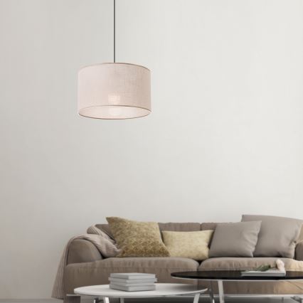 Lampa wisząca na linku ANTONIO 1xE27/60W/230V dąb
