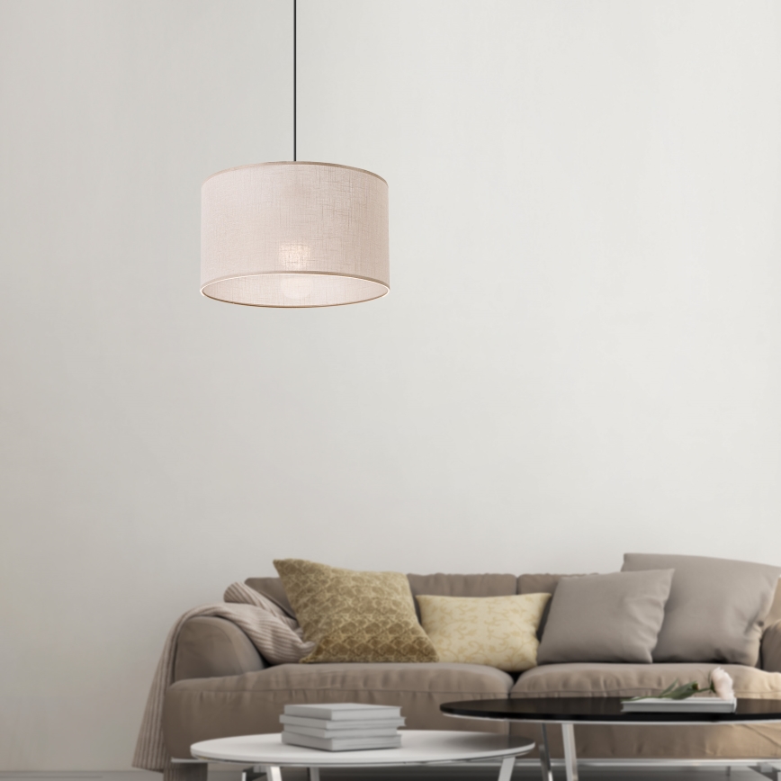 Lampa wisząca na linku ANTONIO 1xE27/60W/230V dąb