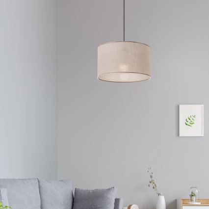 Lampa wisząca na linku ANTONIO 1xE27/60W/230V dąb