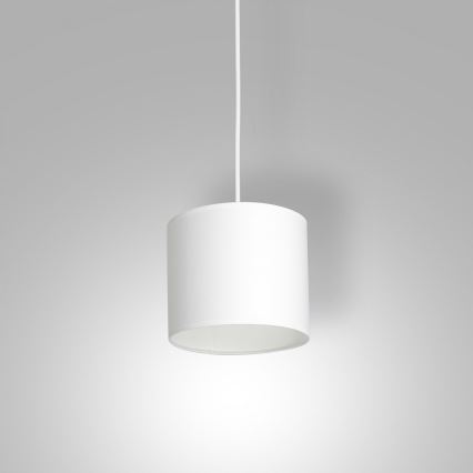 Lampa wisząca na linkach ARDEN 1xE27/60W/230V śr. 18 cm biała