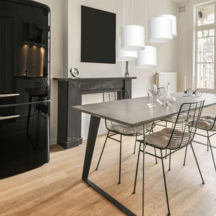 Lampa wisząca na linkach ARDEN 5xE27/60W/230V biała