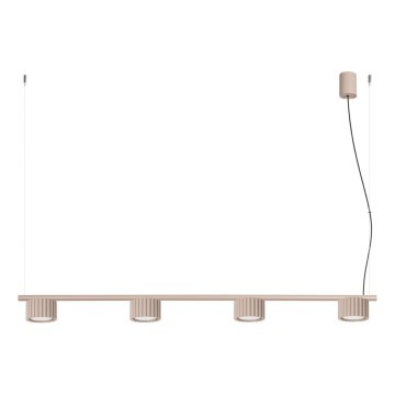 Lampa wisząca AURA 4xGX53/10W/230V taupe