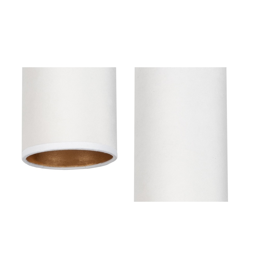 Lampa wisząca na linkach AVALO 2xE27/60W/230V biała/miedziana