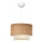 Lampa wisząca AYD 1xE27/15W/230V beżowa/biała