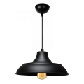 Lampa wisząca AYD 1xE27/40W/230V czarna