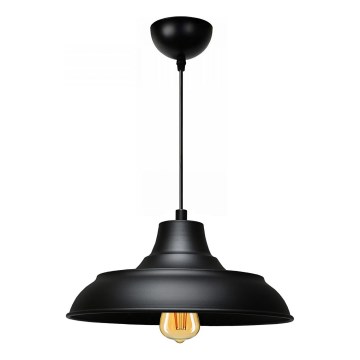 Lampa wisząca AYD 1xE27/40W/230V czarna