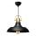 Lampa wisząca AYD 1xE27/40W/230V czarna/złota