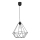 Lampa wisząca BASKET 1xE27/60W/230V czarny