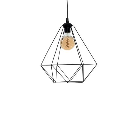 Lampa wisząca BASKET 1xE27/60W/230V czarny