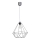 Lampa wisząca BASKET 1xE27/60W/230V szary