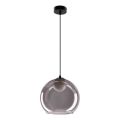 Lampa wisząca BRIN na przewodzie 1xG9/15W/230V dymowa czerń