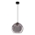 Lampa wisząca BRIN na przewodzie 1xG9/15W/230V dymowa czerń