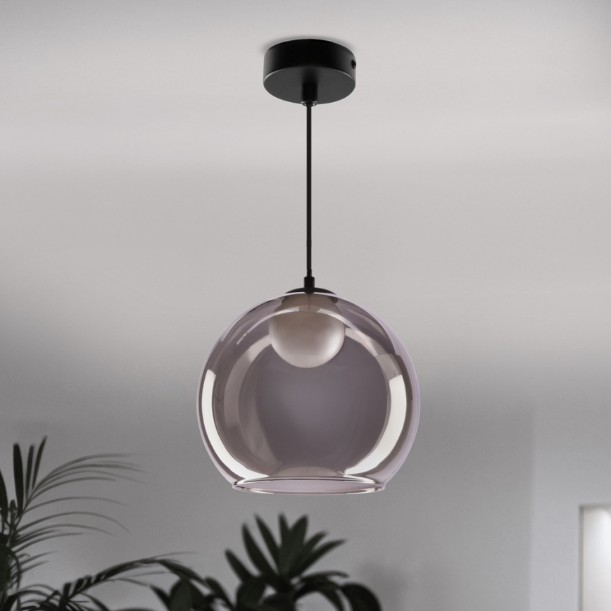 Lampa wisząca BRIN na przewodzie 1xG9/15W/230V dymowa czerń