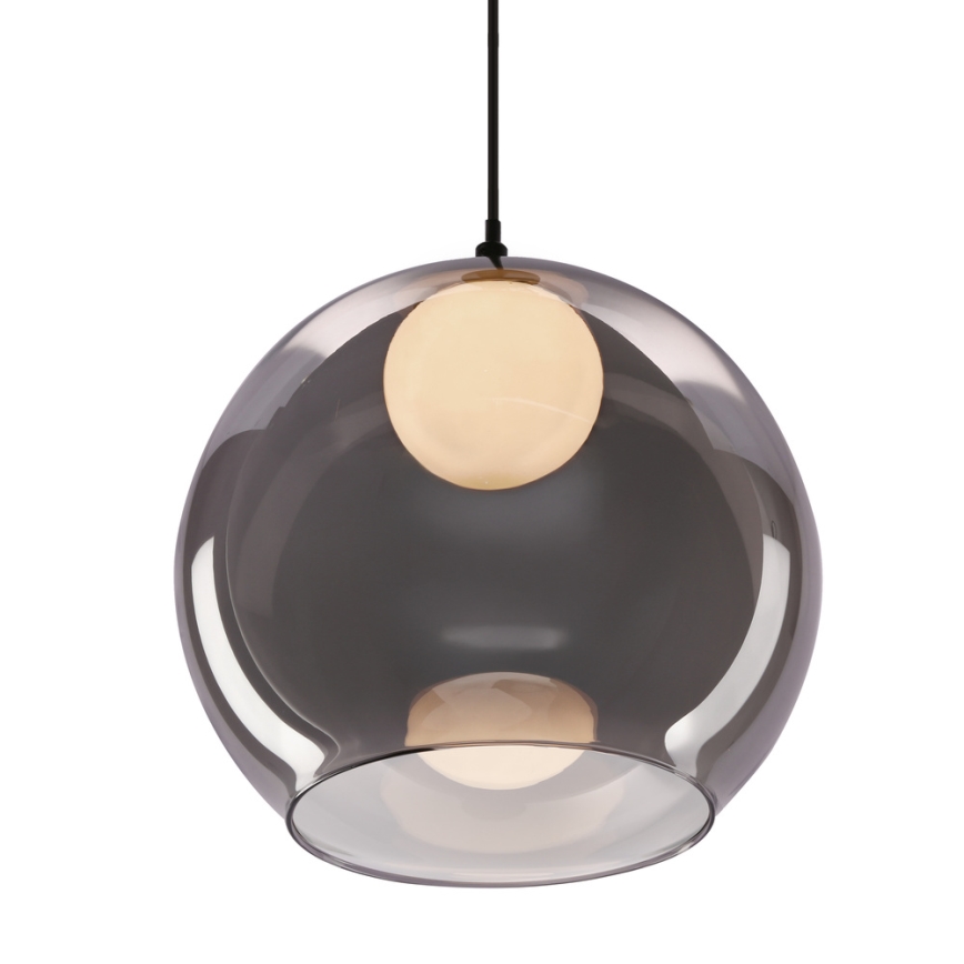 Lampa wisząca BRIN na przewodzie 1xG9/15W/230V dymowa czerń