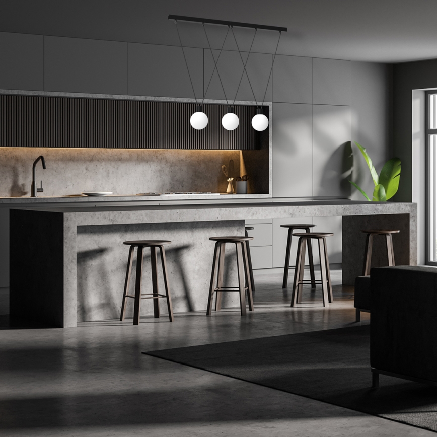 Lampa wisząca na linkach CAPRI 3xG9/7W/230V