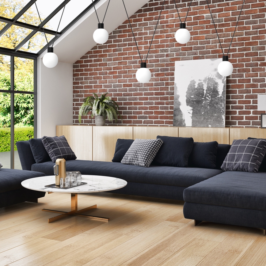 Lampa wisząca na linku CAPRI 1xG9/7W/230V