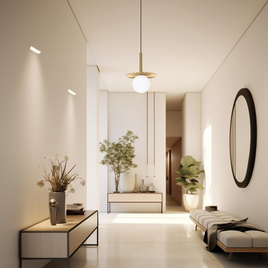 Lampa wisząca CHITA 1xG9/5W/230V złota