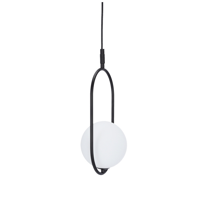 Lampa wisząca na linku CORDEL 1xG9/28W/230V czarna
