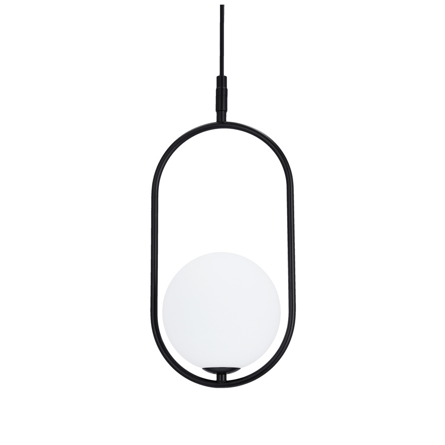 Lampa wisząca na linku CORDEL 1xG9/28W/230V czarna