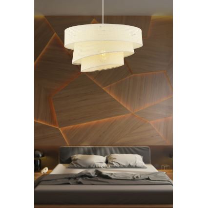 Lampa wisząca COUPER 1xE27/60W/230V biała