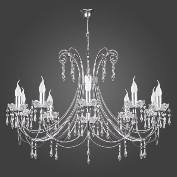 Lampa wisząca CRISTAL KN/10/CR 10xE14/60W