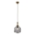 Lampa wisząca CRUMPLED 1xE27/40W/230V brązowa/smoke