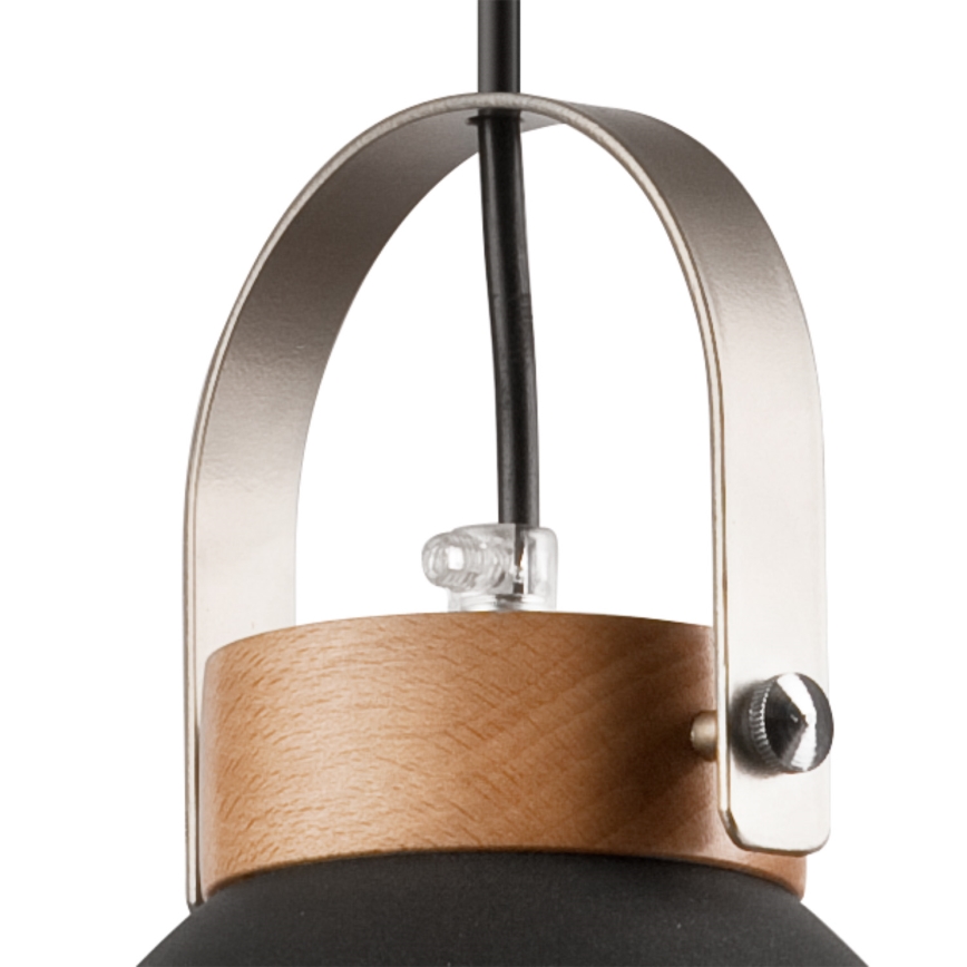 Lampa wisząca na linkach DANIELLE 2xE27/60W/230V buk