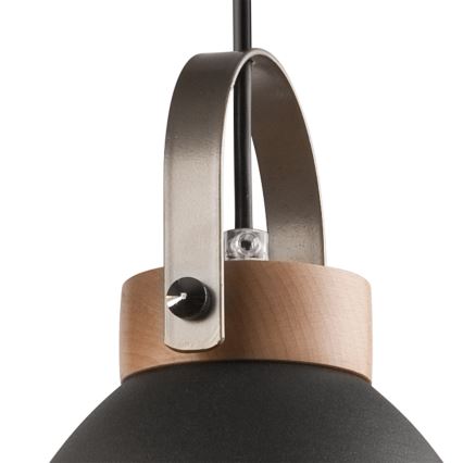 Lampa wisząca na linkach DANIELLE 3xE27/60W/230V buk