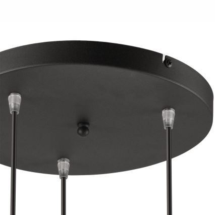 Lampa wisząca na linkach DANIELLE 3xE27/60W/230V buk