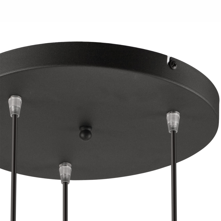 Lampa wisząca na linkach DANIELLE 3xE27/60W/230V buk