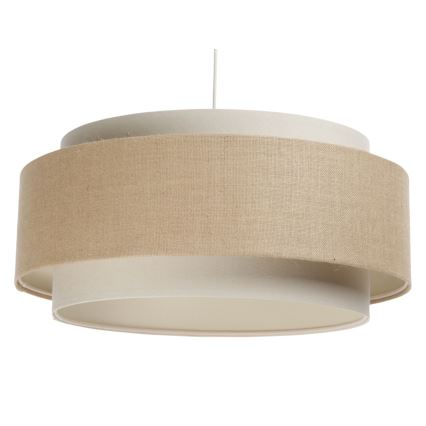 Lampa wisząca na linkę DOBLO 1xE27/60W/230V beżowy/kremowy