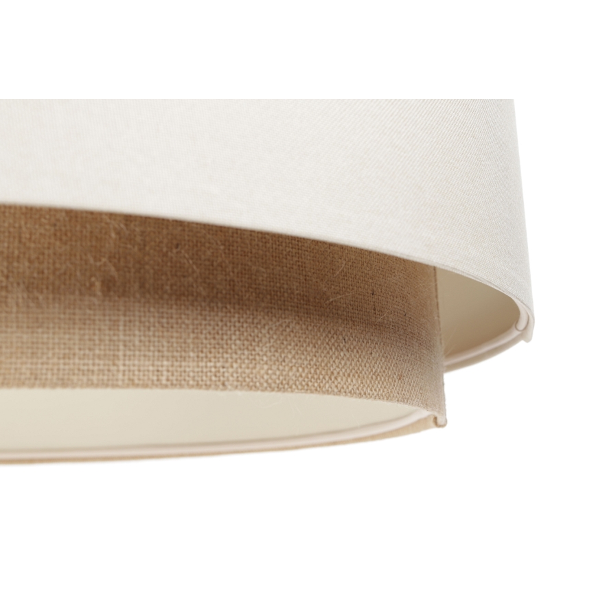 Lampa wisząca na linku DOBLO 1xE27/60W/230V krem/beż