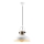 Lampa wisząca DODO 1xE27/40W/230V biała/brązowa