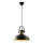 Lampa wisząca DODO 1xE27/40W/230V czarna/brązowa