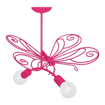 Lampa wisząca dziecięca MOTYLK 2xE27/60W