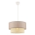 Lampa wisząca ECHO 1xE27/60W/230V beżowa/kremowa