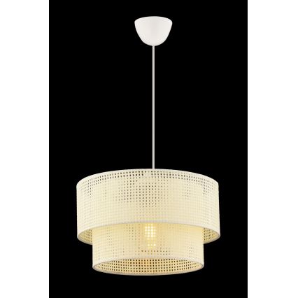 Lampa wisząca ECHO 1xE27/60W/230V krem
