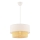Lampa wisząca ECHO 1xE27/60W/230V kremowy/beżowy