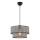 Lampa wisząca ECHO 1xE27/60W/230V szara/czarna