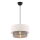Lampa wisząca ECHO na lince 1xE27/60W/230V kremowa/szara