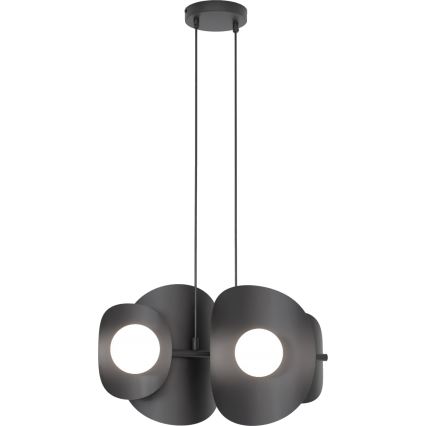 Lampa wisząca ELEMENTI na lince 4xG9/8W/230V czarna