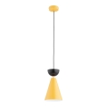 Lampa wisząca ENTORI na przewodzie 1xE27/15W/230V, żółto-czarna