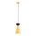 Lampa wisząca ENTORI na przewodzie 1xE27/15W/230V, żółto-czarna