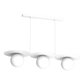 Lampa wisząca FLAT 3xE27/15W/230V biała