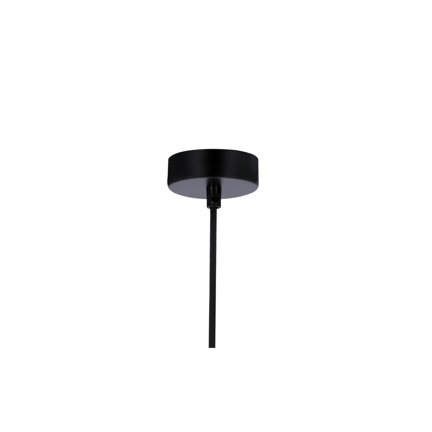 Lampa wisząca na linkę FLEN 1xE27/40W/230V śr. 20 cm czarna