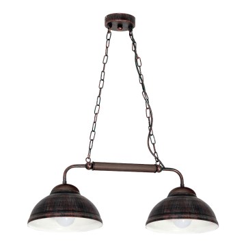 Lampa wisząca FOLK 2xE27/60W/230V