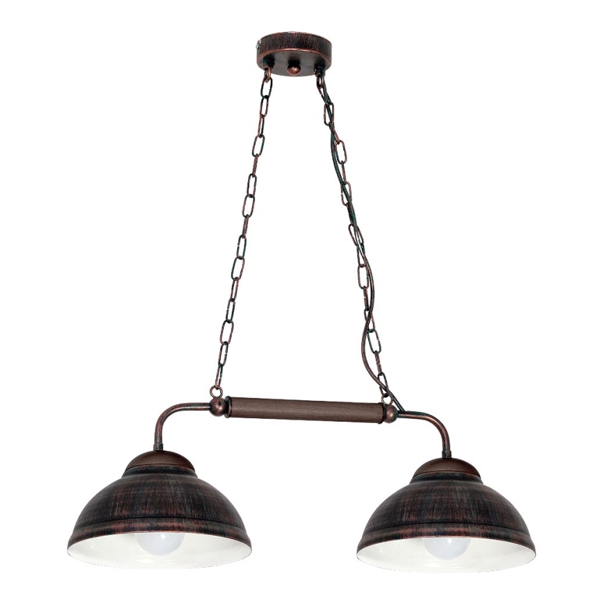Lampa wisząca FOLK 2xE27/60W/230V